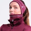 Accelerate Brushed Neck Warmer Burgundy – One Size