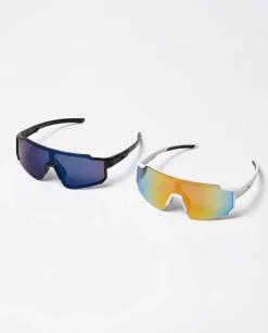 Accelerate Sports Glasses Black+White 2-PACK