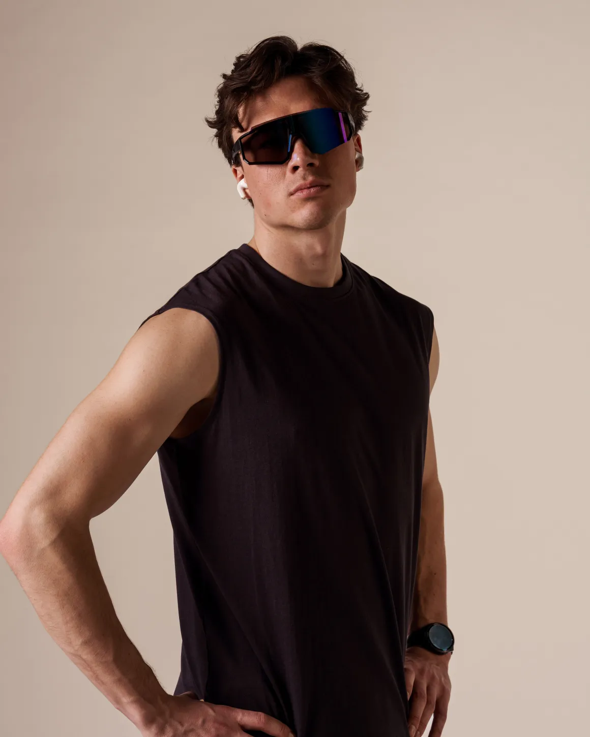 Accelerate Sports Glasses Black/Blue – One Size