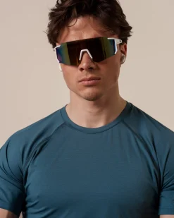 Accelerate Sports Glasses White/Orange – One Size