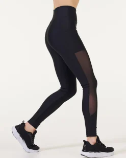 Ace Mesh Pocket Tights Black