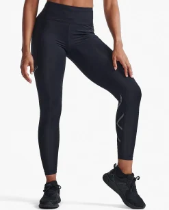 Aero Hi-Rise Comp Tights Black/Black Reflective