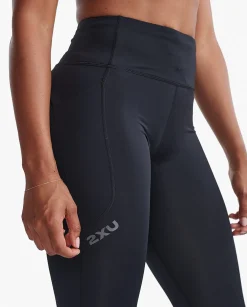 Aero Hi-Rise Comp Tights Black/Black Reflective