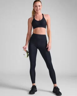 Aero Hi-Rise Comp Tights Black/Black Reflective