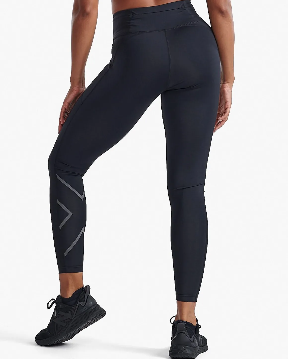 Aero Hi-Rise Comp Tights Black/Black Reflective