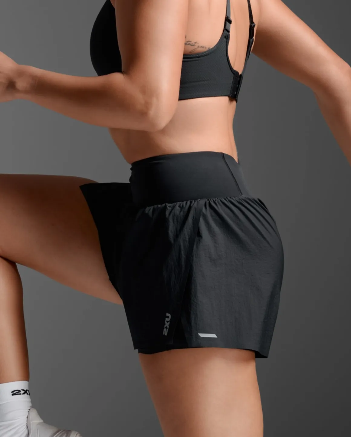 Aero Hi-Rise 2-in-1 3 Inch Shorts Black/SR