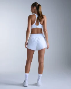 Aero Hi-Rise 2-in-1 3 Inch Shorts White/SR
