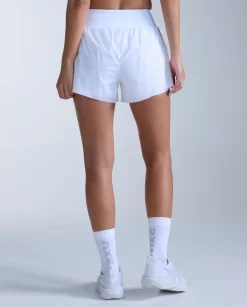 Aero Hi-Rise 2-in-1 3 Inch Shorts White/SR