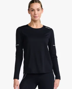 Aero Long Sleeve Black/Silver Reflective