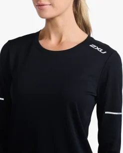 Aero Long Sleeve Black/Silver Reflective