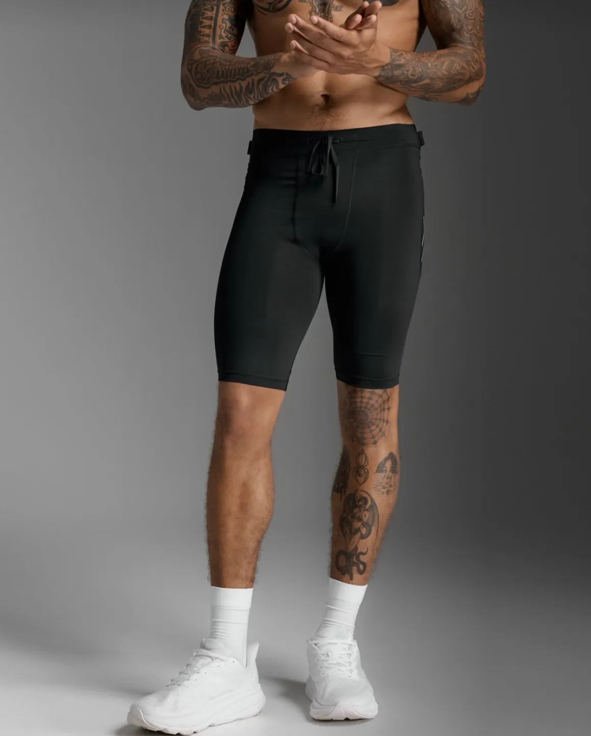 Aero Mesh Comp Shorts Black/Silver Reflective