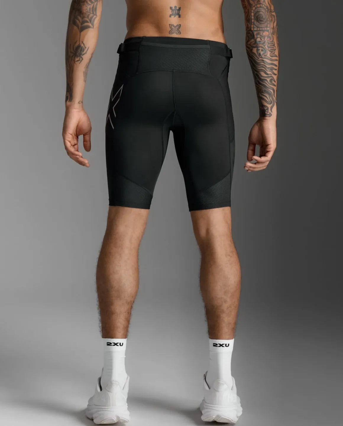Aero Mesh Comp Shorts Black/Silver Reflective