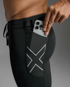 Aero Mesh Comp Shorts Black/Silver Reflective