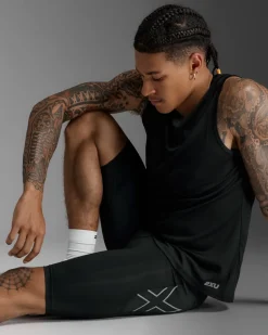 Aero Mesh Comp Shorts Black/Silver Reflective