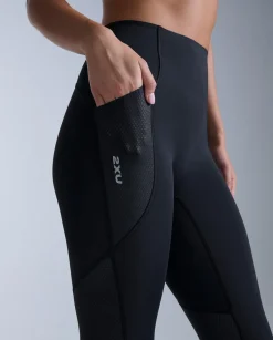 Aero Mesh Hi-Rise Comp Tights Black/SR