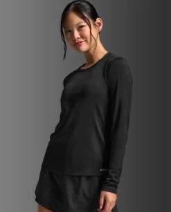 Aero Mesh Long Sleeve Black/Silver Reflecitve
