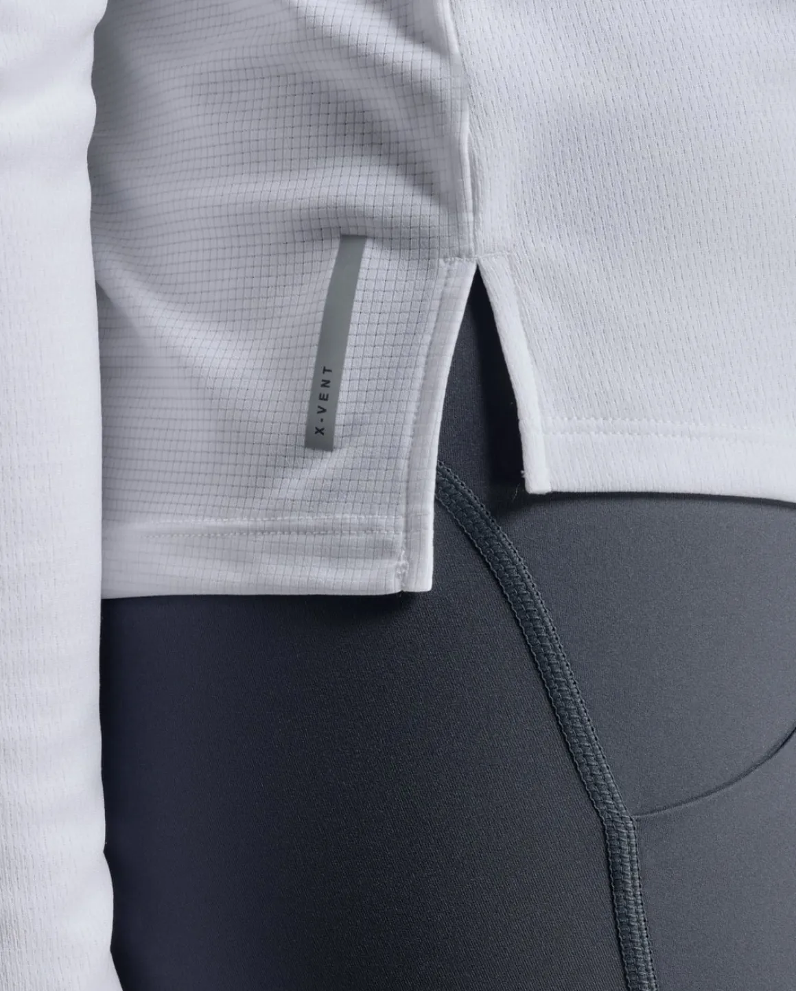 Aero Mesh Long Sleeve White/Silver Reflective