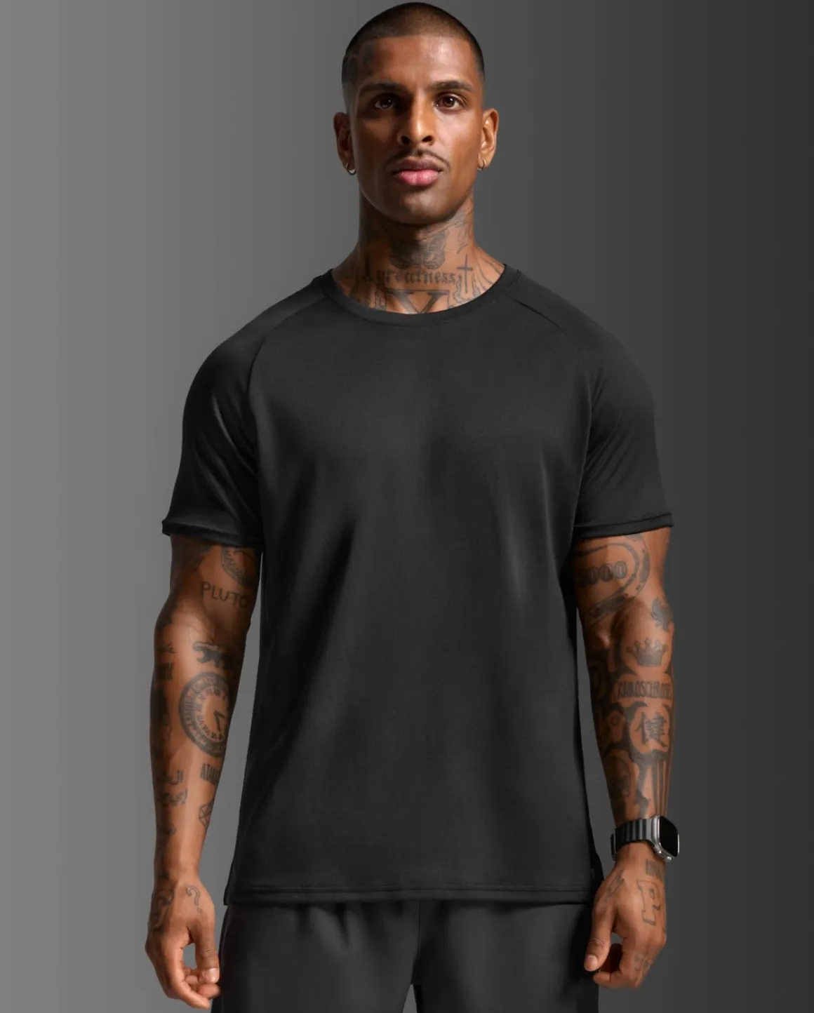 Aero Mesh Tee Black/Silver Reflective