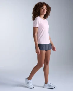Aero Mesh Tee Pink Frost/Pink Frost Reflecitve