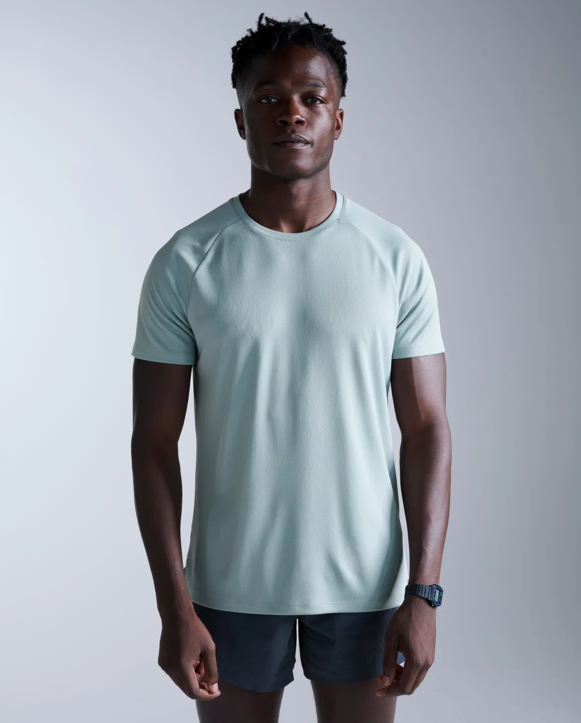 Aero Mesh Tee Smoke Blue/Black Reflecitve