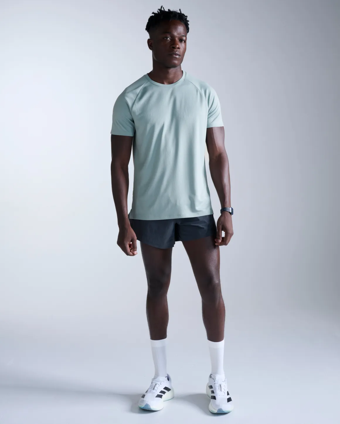 Aero Mesh Tee Smoke Blue/Black Reflecitve