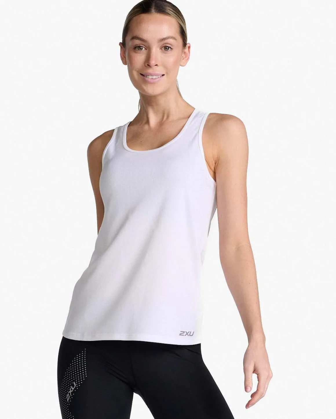 Aero Singlet White/Silver Reflective