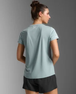 Aero Tee Smoke Blue/White Reflective