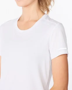 Aero Tee White/Silver Reflective