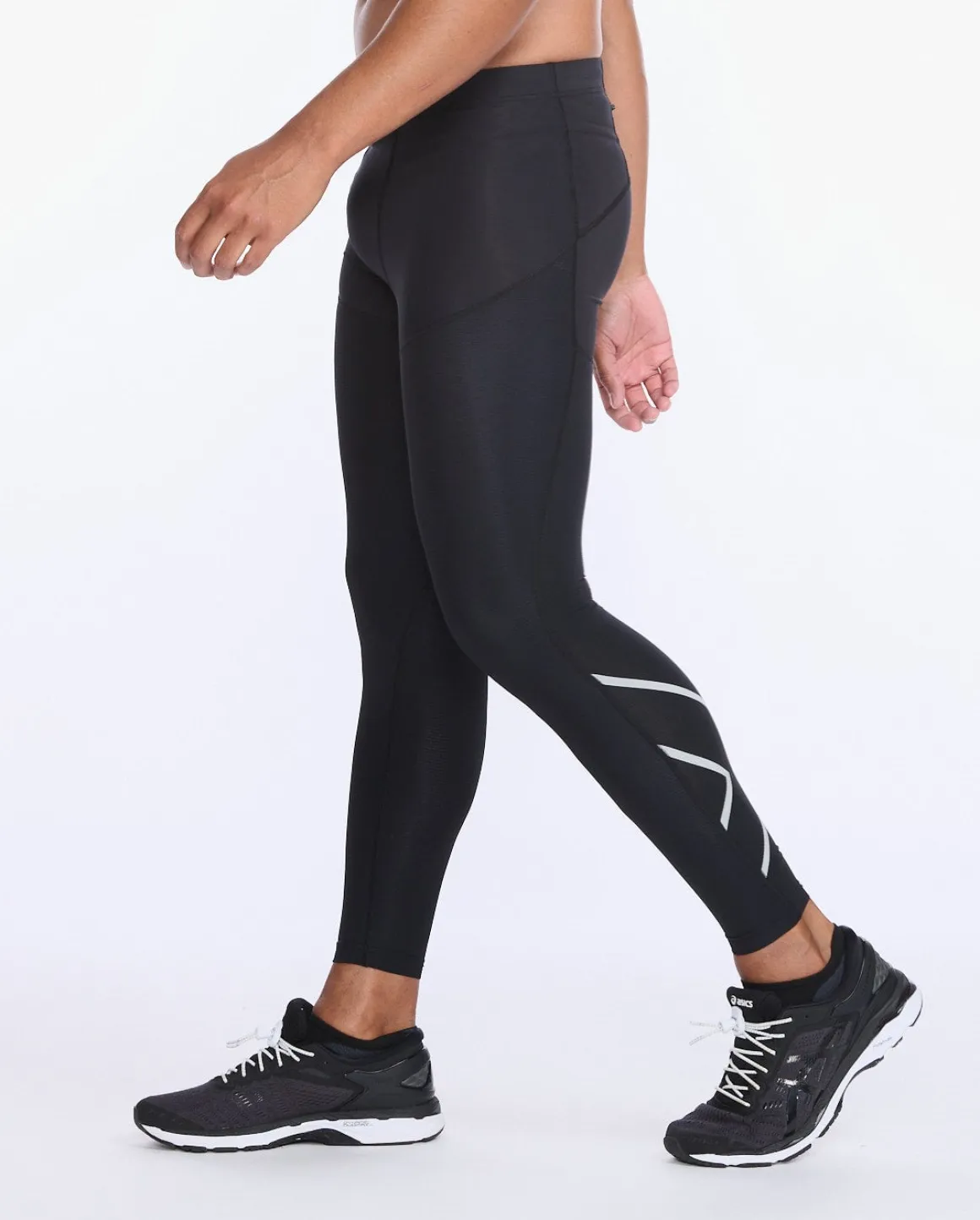 Aero Vent Comp Tights Black/Silver Reflective