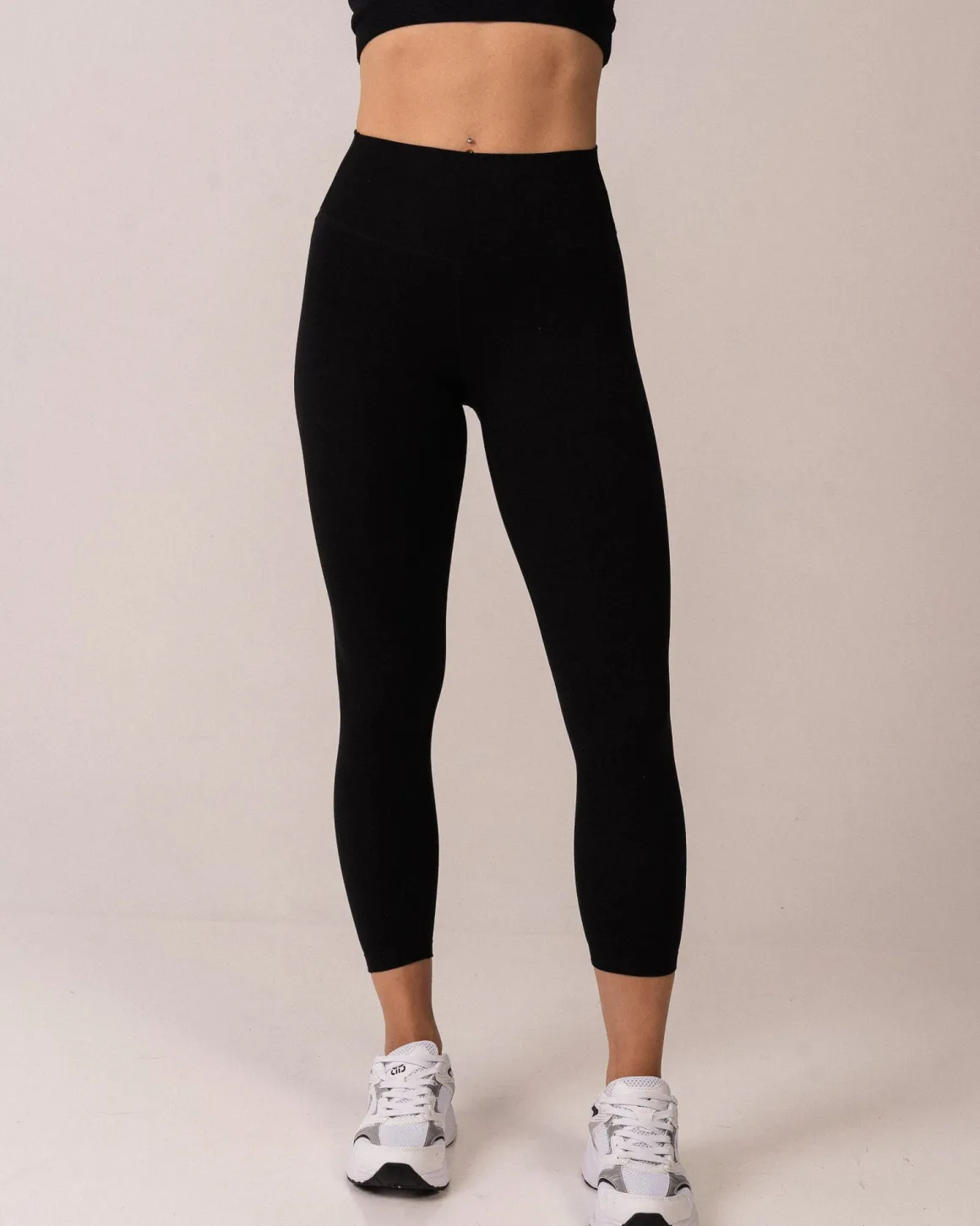 Air Legging Cropped Black 2-PACK
