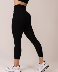 Air Legging Cropped Black 2-PACK