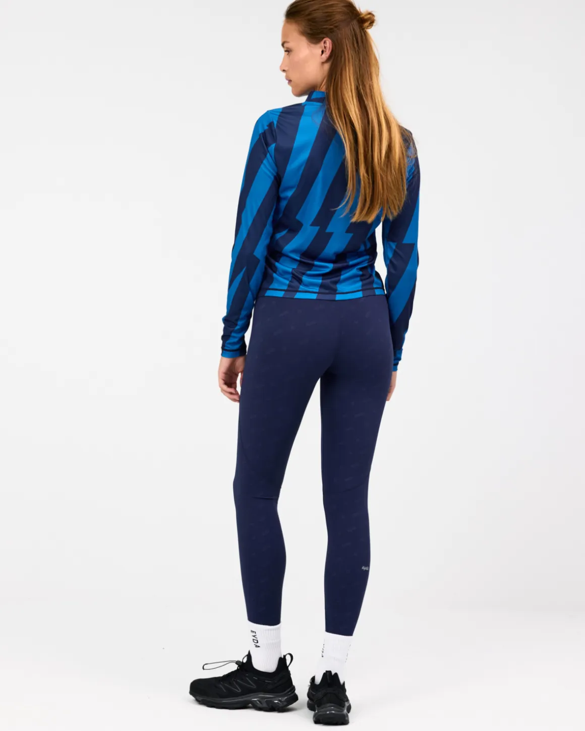 Alexine Long Sleeve Blue Graphic