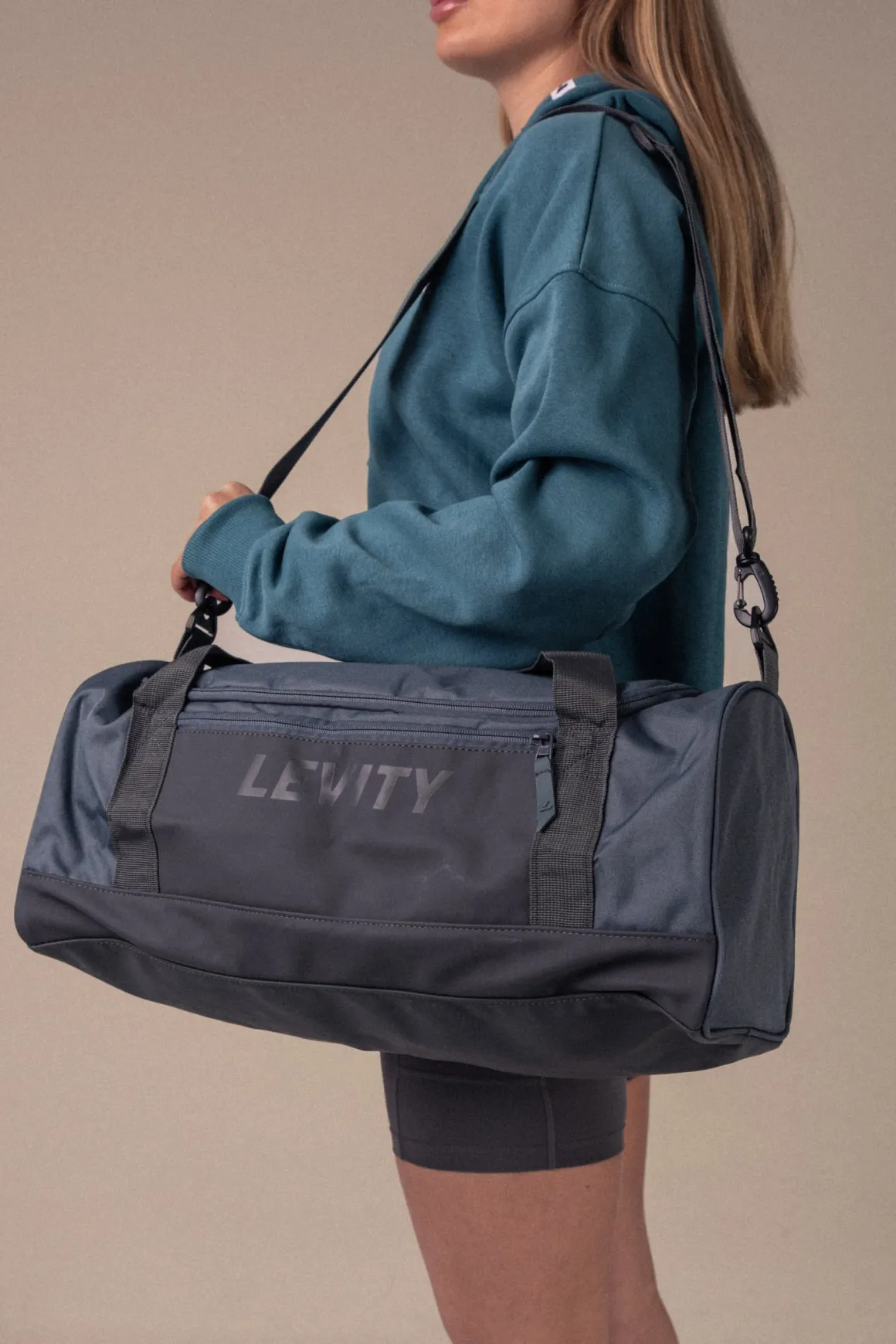 All-Day Sports Bag Small Green + Beige