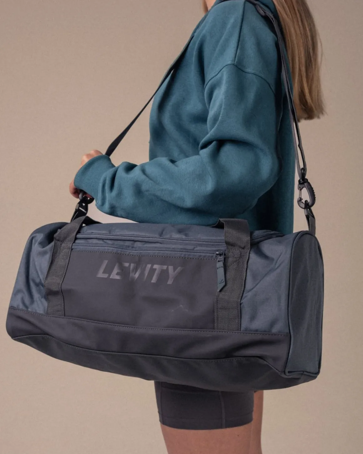 All-Day Sports Bag Small Green + Beige