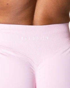 Aura Seamless Scrunch Shorts Light Pink