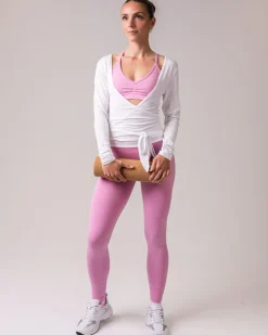 Ballet Wrap Top White