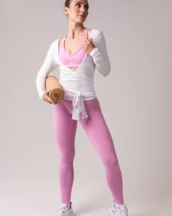 Ballet Wrap Top White