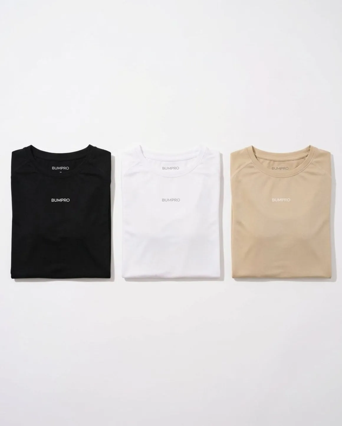 Base Tee Black+White+Beige 3-PACK