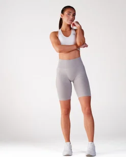 Beam Biker Shorts Light Grey Marl