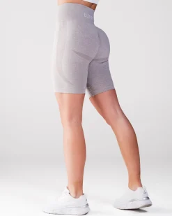 Beam Biker Shorts Light Grey Marl