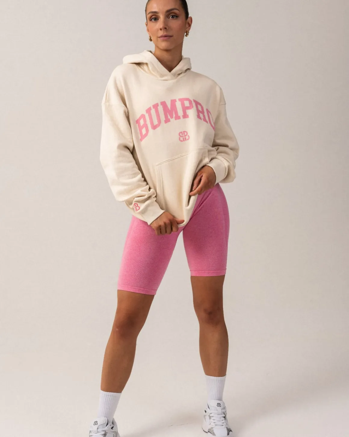 Beam Biker Shorts Pink Flamingo Marl