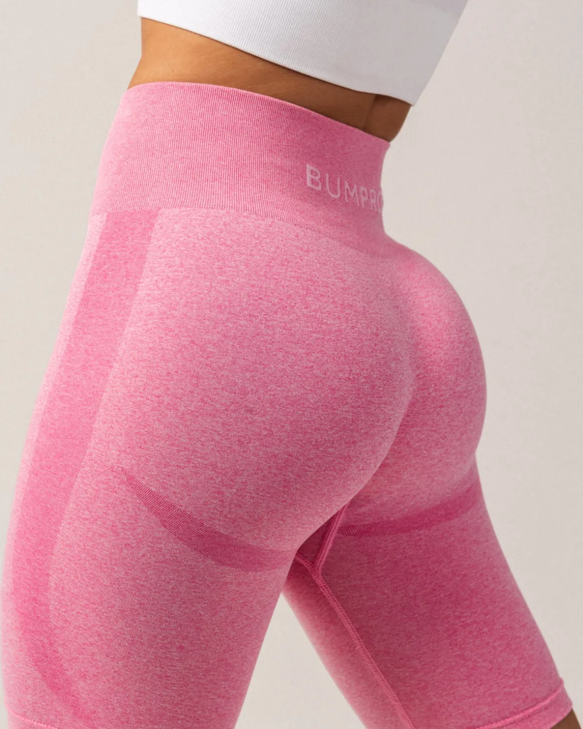 Beam Biker Shorts Pink Flamingo Marl