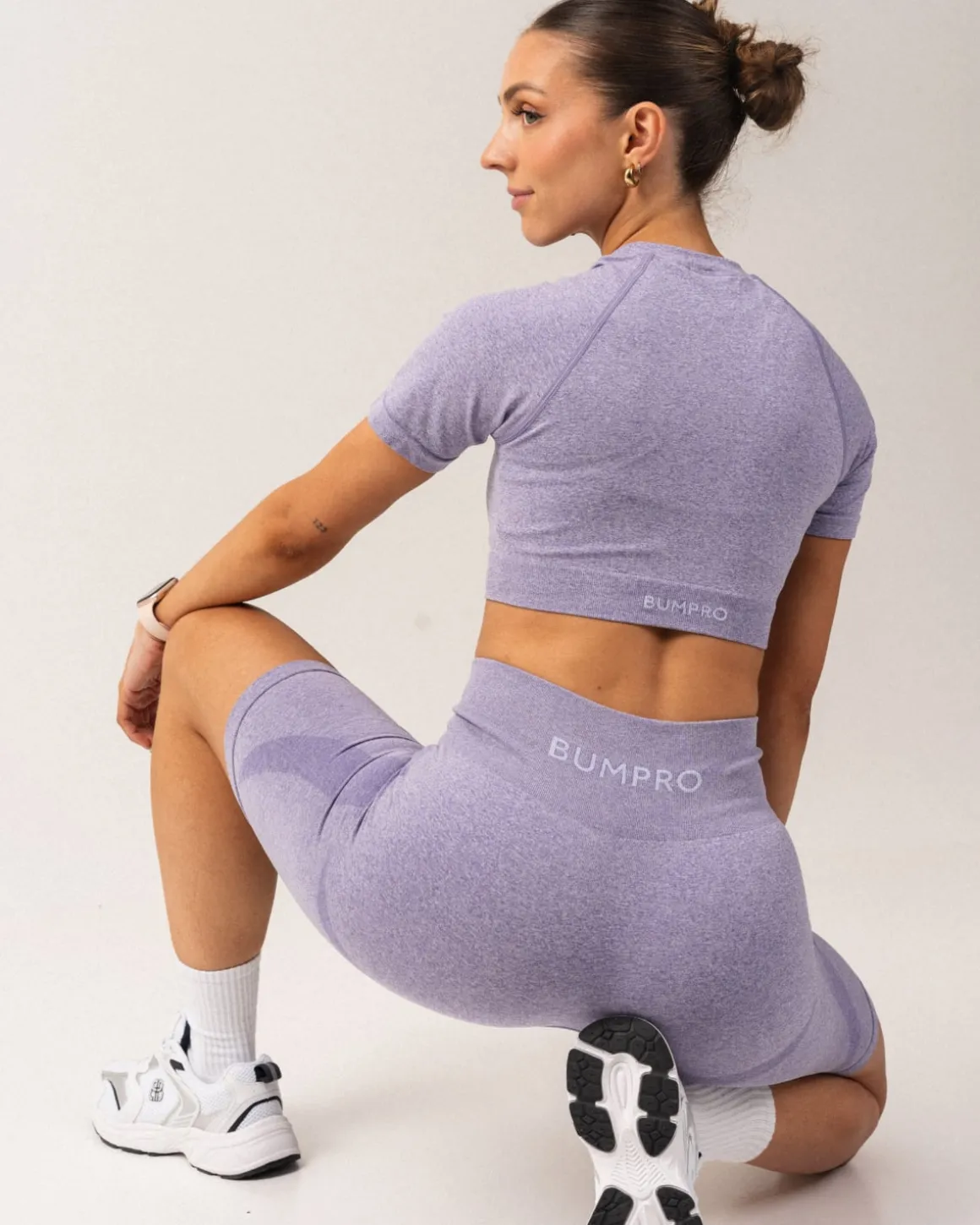 Beam Biker Shorts Purple Pop Marl