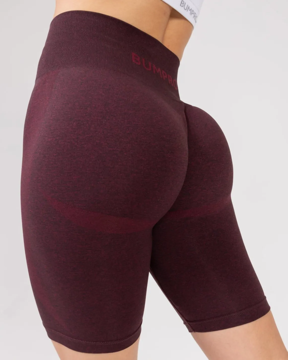 Beam Biker Shorts Red Maroon Marl 2-PACK