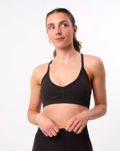 Beam Clean Mini Bra Black Iron Marl