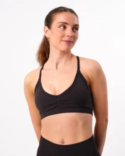 Beam Clean Mini Bra Black Iron Marl