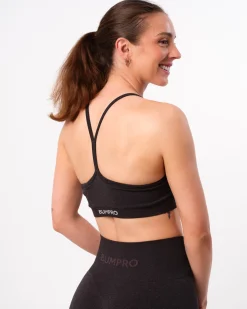 Beam Clean Mini Bra Black Iron Marl
