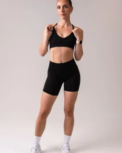 Beam Clean Mini Bra + Shorts 5″ Black SET