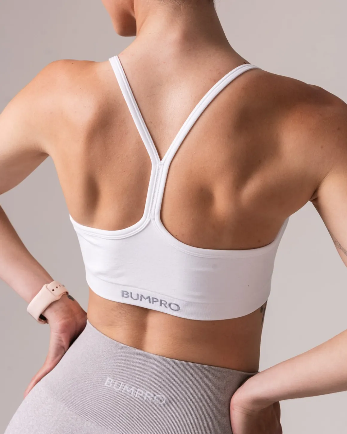 Beam Clean Mini Bra White