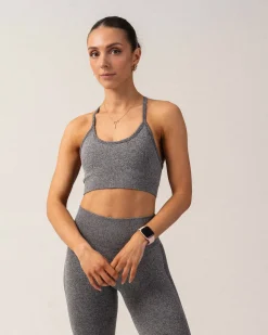 Beam Clean Super Crop Tee + Beam Scrunch Tights Black SET